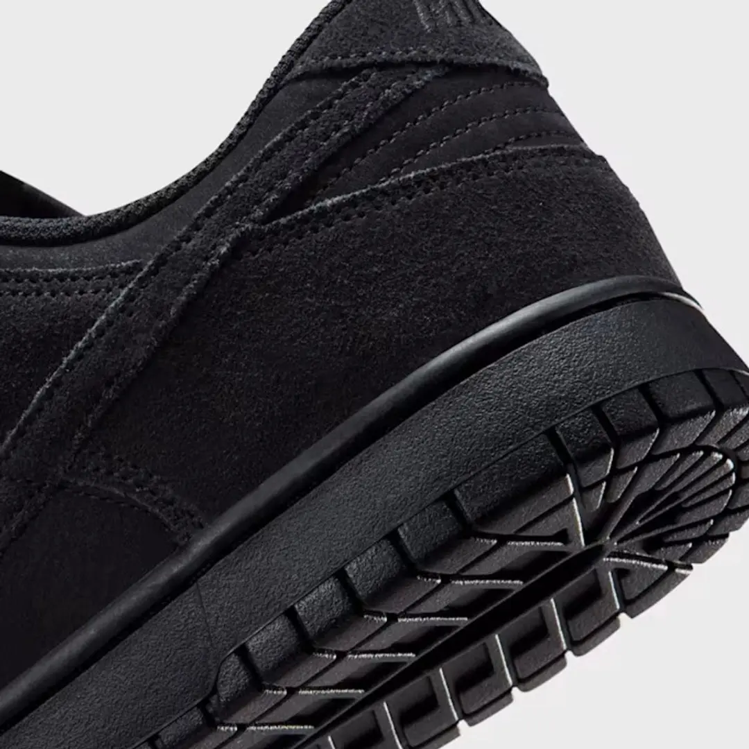 Nike Dunk Low Retro SE Sneakers - Zwart Suede - Maat 45 - afbeelding 6 van 6