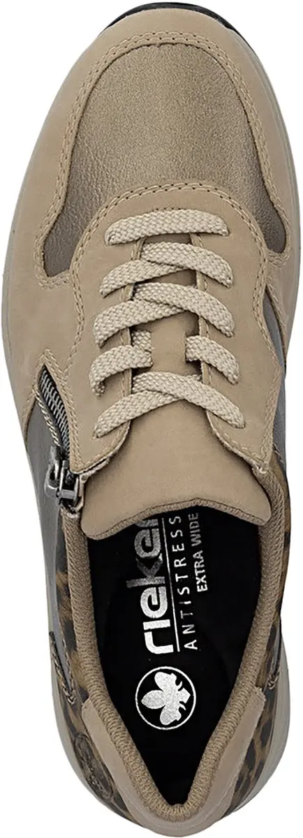 Rieker N9503-20 Dames Sneakers - Maat 40 - Beige - afbeelding 4 van 6