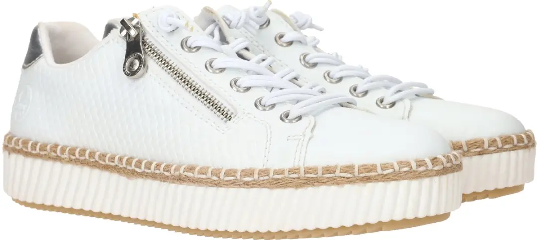 Rieker 107231 Dames Sneakers - Wit - Maat 36 - afbeelding 4 van 6