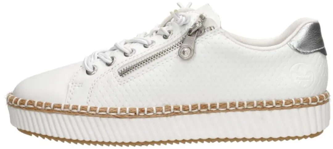 Rieker 107231 Dames Sneakers - Wit - Maat 36 - afbeelding 2 van 6