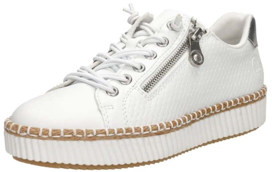 Rieker 107231 Dames Sneakers - Wit - Maat 36 - afbeelding 5 van 6