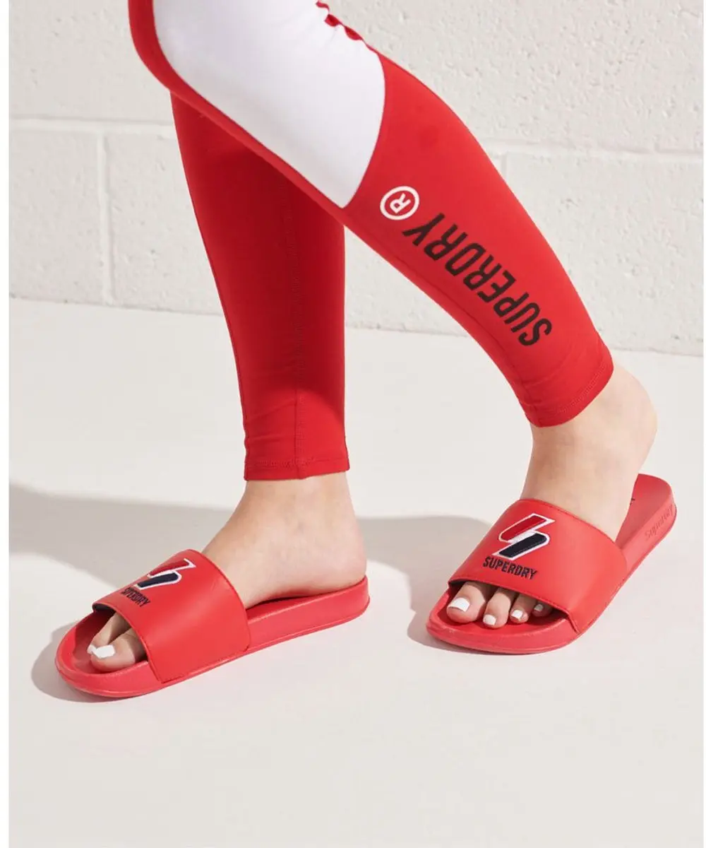 Superdry Core Pool Slippers - Rood - EU 36-37 - afbeelding 4 van 6