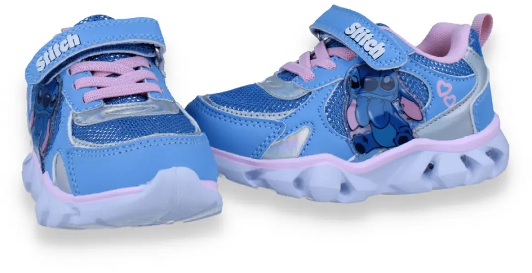 Lilo & Stitch Meisjes Sneaker Blauw - Maat 29 - afbeelding 4 van 5