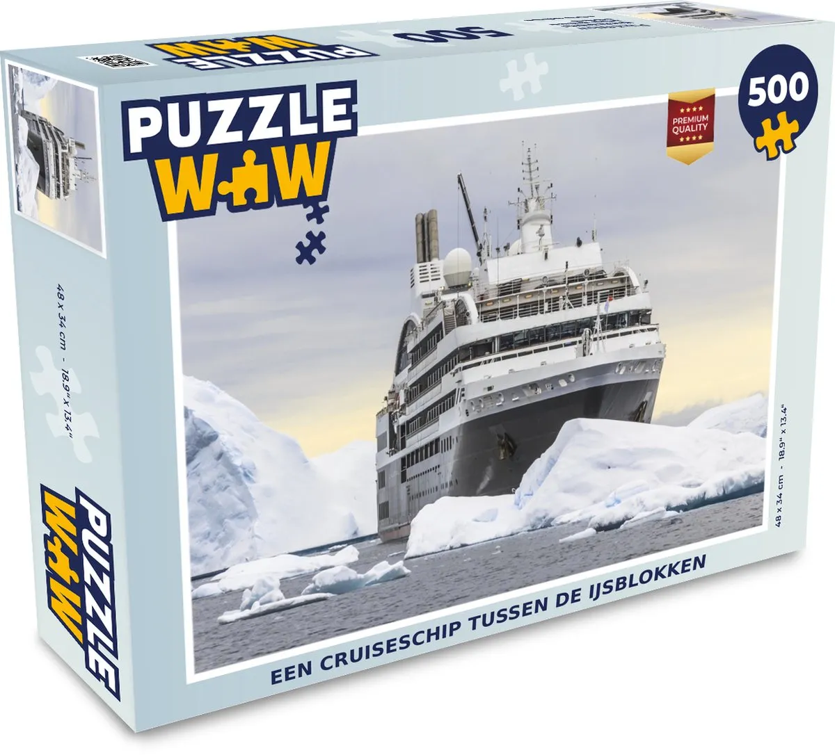 PuzzleWow Legpuzzel 500 Stuks - Multicolor