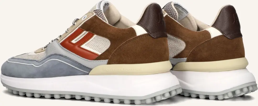 Floris van Bommel Noppi Sneakers SFM-10139 - Bruin - Maat 44⅔ - afbeelding 6 van 6