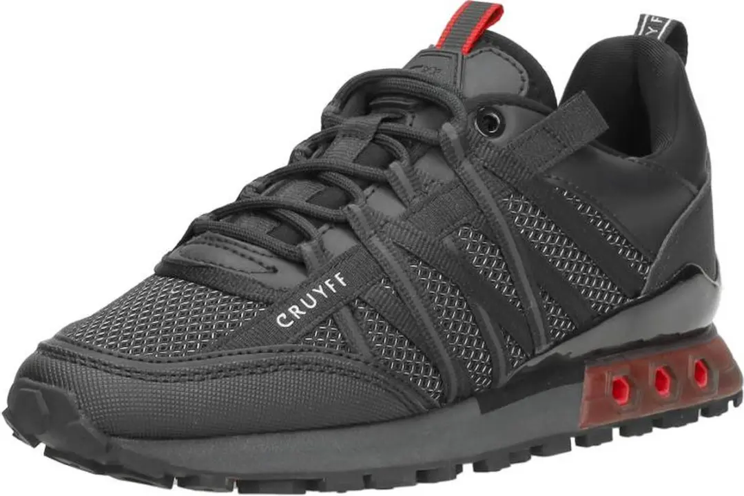 CRUYFF JUNIOR Fearia Kid Lage sneakers - Jongens - Zwart - Maat 32 - afbeelding 4 van 6