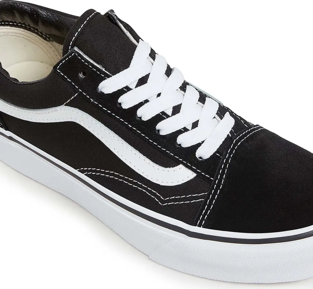 Vans Old Skool Platform Sneakers - Black/White - afbeelding 4 van 6