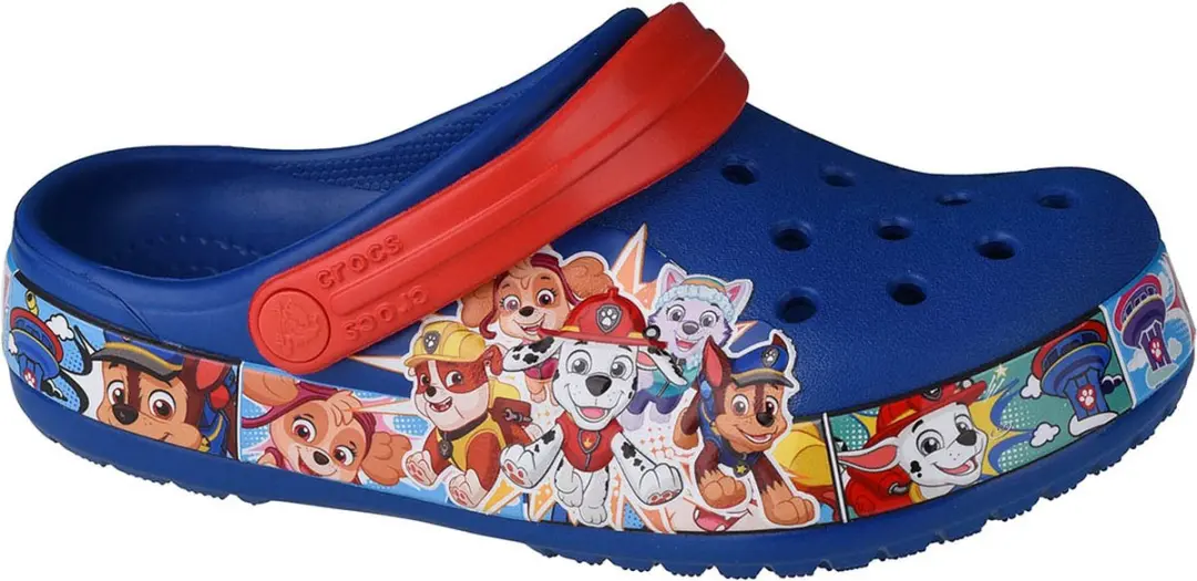 Crocs Fun Lab Paw Patrol 205509-4GX, voor een jongen, Blauw, Slippers, maat: 19/