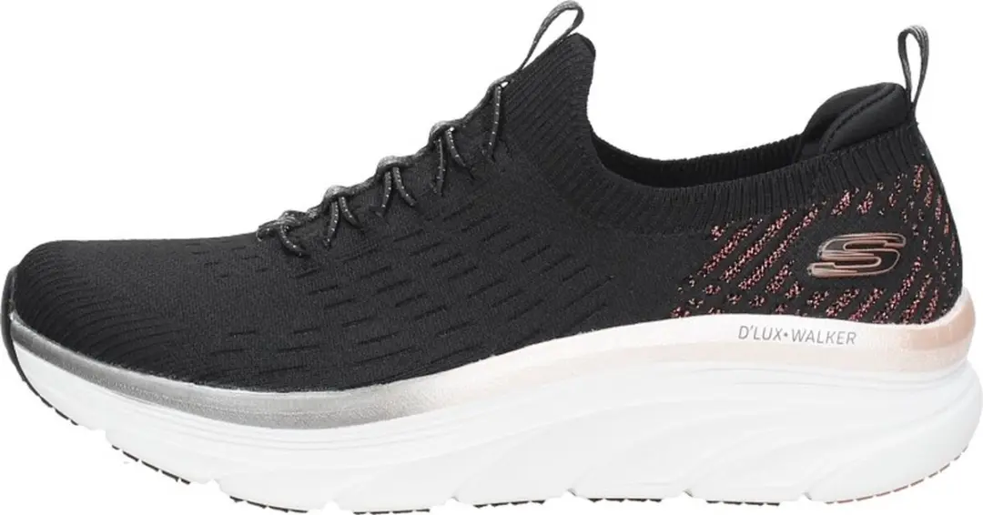 Skechers D’Lux Walker Let It Glow Instappers 37 - Zwart - afbeelding 2 van 6