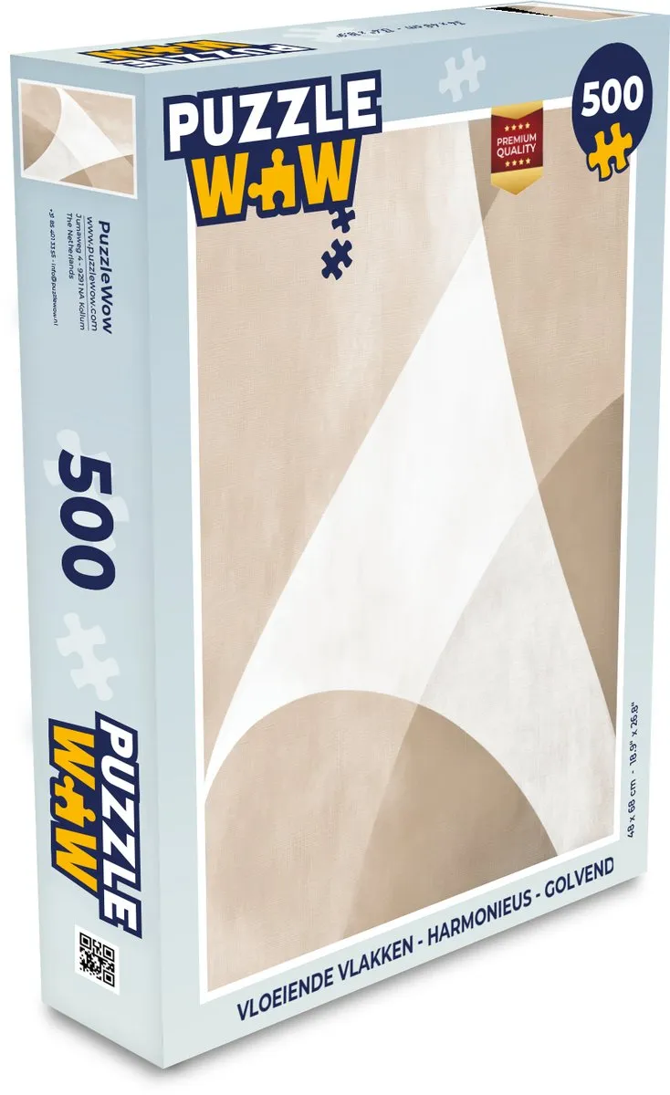 PuzzleWow Legpuzzel 500 Stuks - Harmonieus Golvend