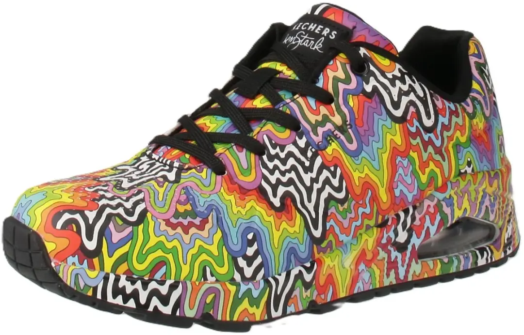 Skechers UNO Infinite Drip Dames Sneakers 106516 - Multi - afbeelding 3 van 6