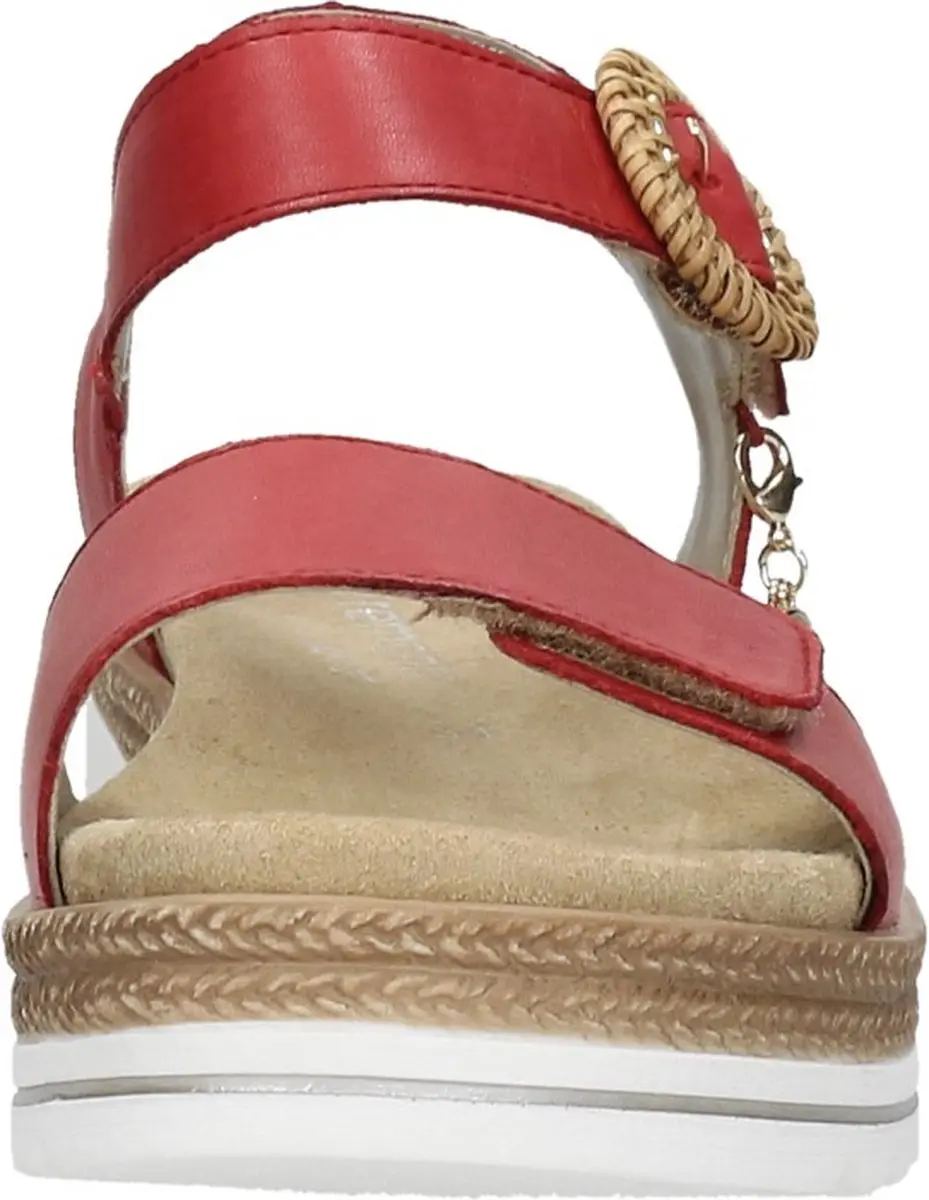 Remonte Sandalen Plat Sandalen Plat - Rood - Maat 36 - afbeelding 6 van 6