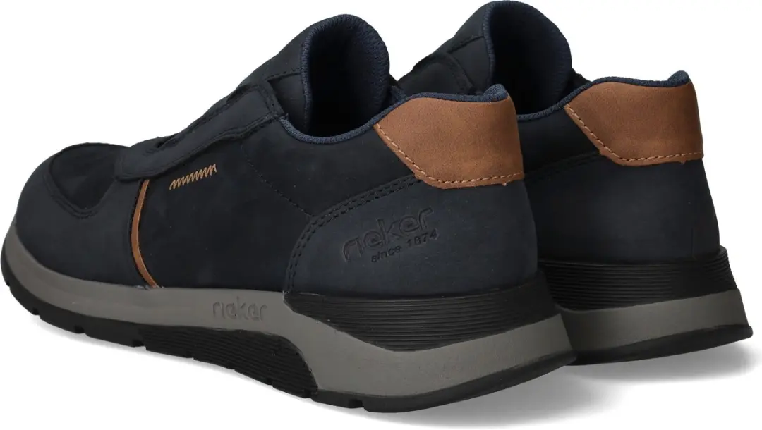Rieker 39652 Instappers - Heren - Blauw - Maat 44 - afbeelding 6 van 6