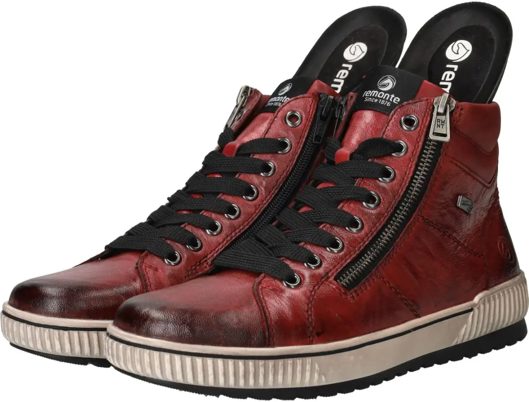 Remonte Dames Veterboot D0772-36 - Rood - Maat 40