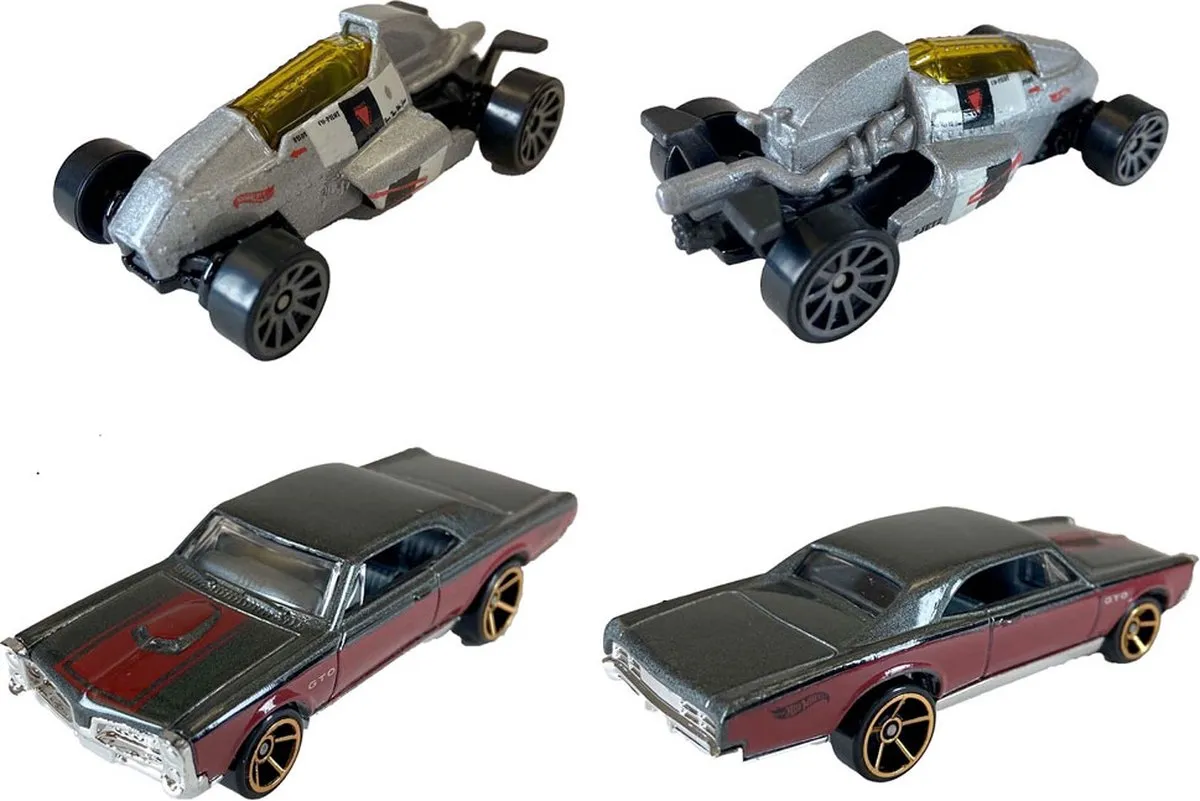 Hot Wheels Legends Tour Themed 6 Speelgoedvoertuigen HDH52 - Meerkleurig