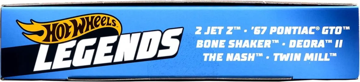 Hot Wheels Legends Tour Themed 6 Speelgoedvoertuigen HDH52 - Meerkleurig