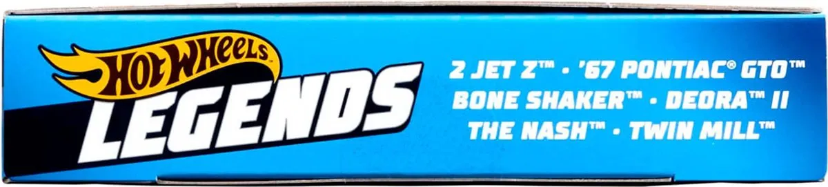 Hot Wheels Legends Tour Themed 6 Speelgoedvoertuigen HDH52 - Meerkleurig