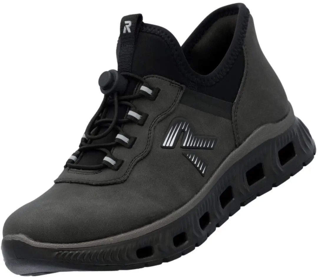 Rieker dames slip-on schoenen donkergrijs
