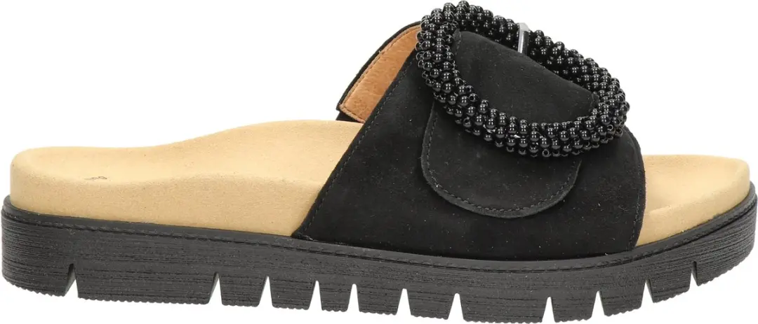 Gabor Sandalen zwart Suede