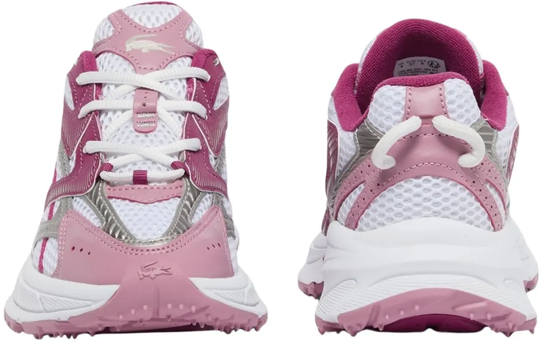 Lacoste L003 Neo Shot Sneakers Dames - 41 - Roze/Zilver/Wit - afbeelding 3 van 6