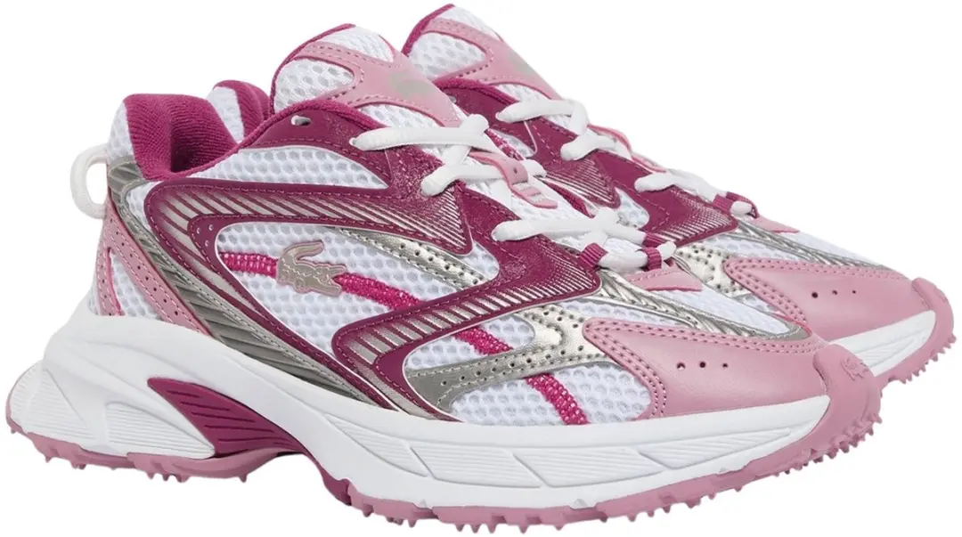 Lacoste L003 Neo Shot Sneakers Dames - 41 - Roze/Zilver/Wit - afbeelding 6 van 6