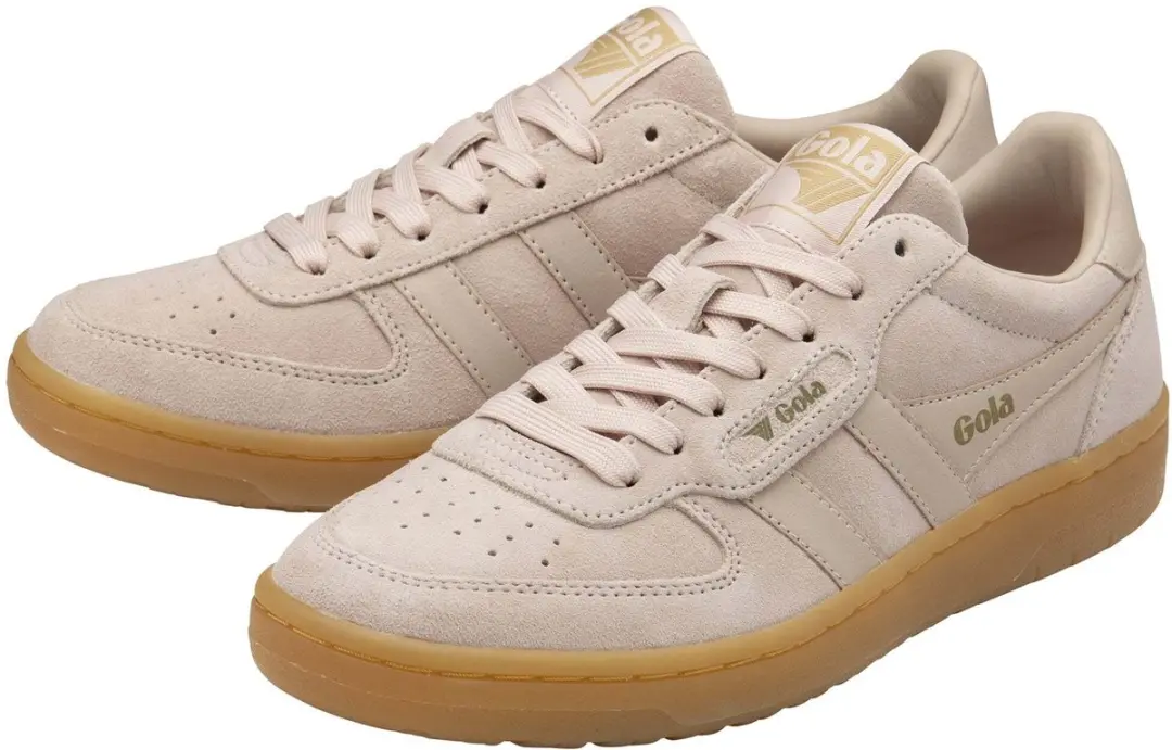Gola Hawk 86 Suede Damestrainers - 36 - Roze/Gum - afbeelding 3 van 3