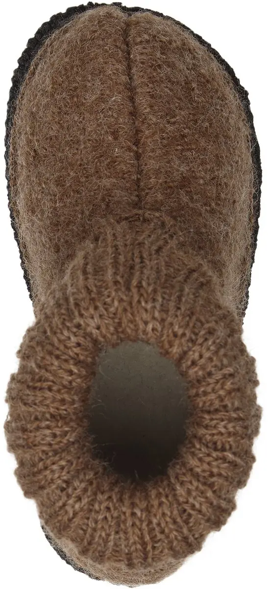 Bergstein Cozy Pantoffels - 100% Scheerwol - Bruin - afbeelding 3 van 6