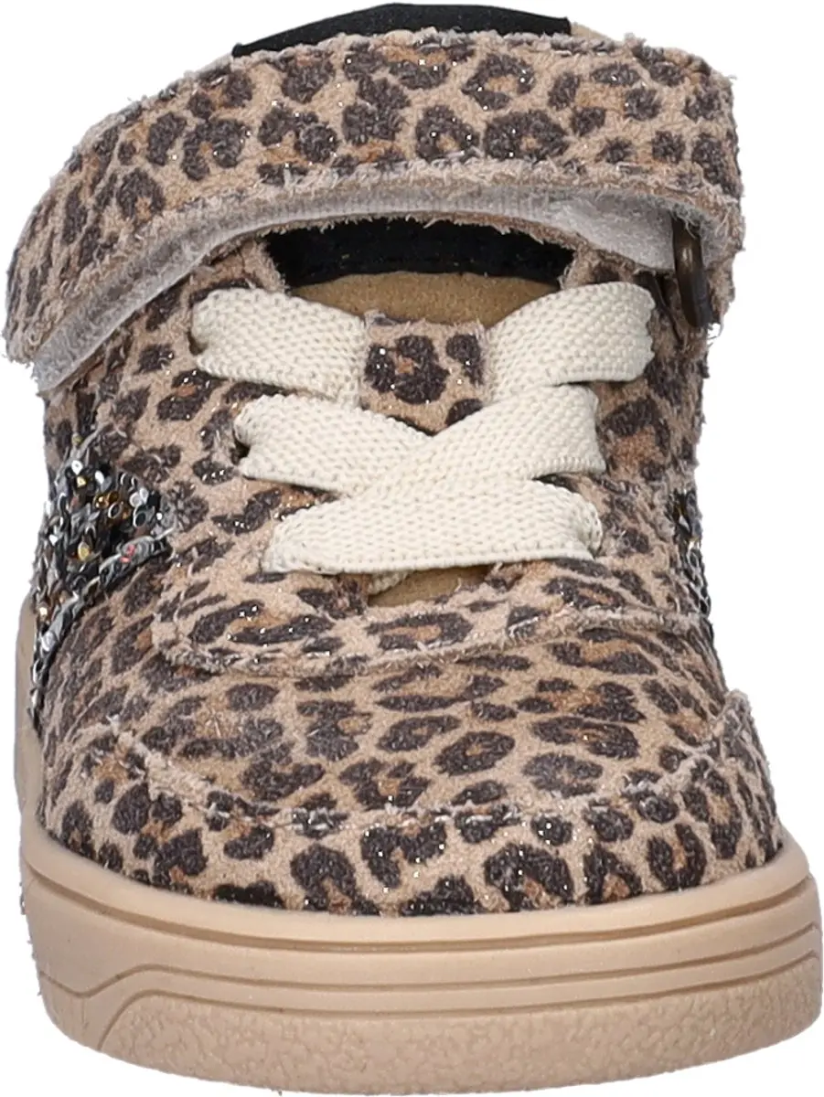 BunniesJR 225653-906 Meisjes Hoge Sneakers - Beige - Leer - afbeelding 6 van 6