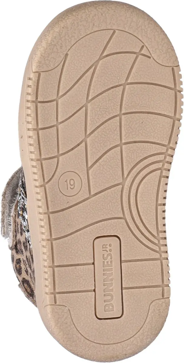 BunniesJR 225653-906 Meisjes Hoge Sneakers - Beige - Leer - afbeelding 3 van 6