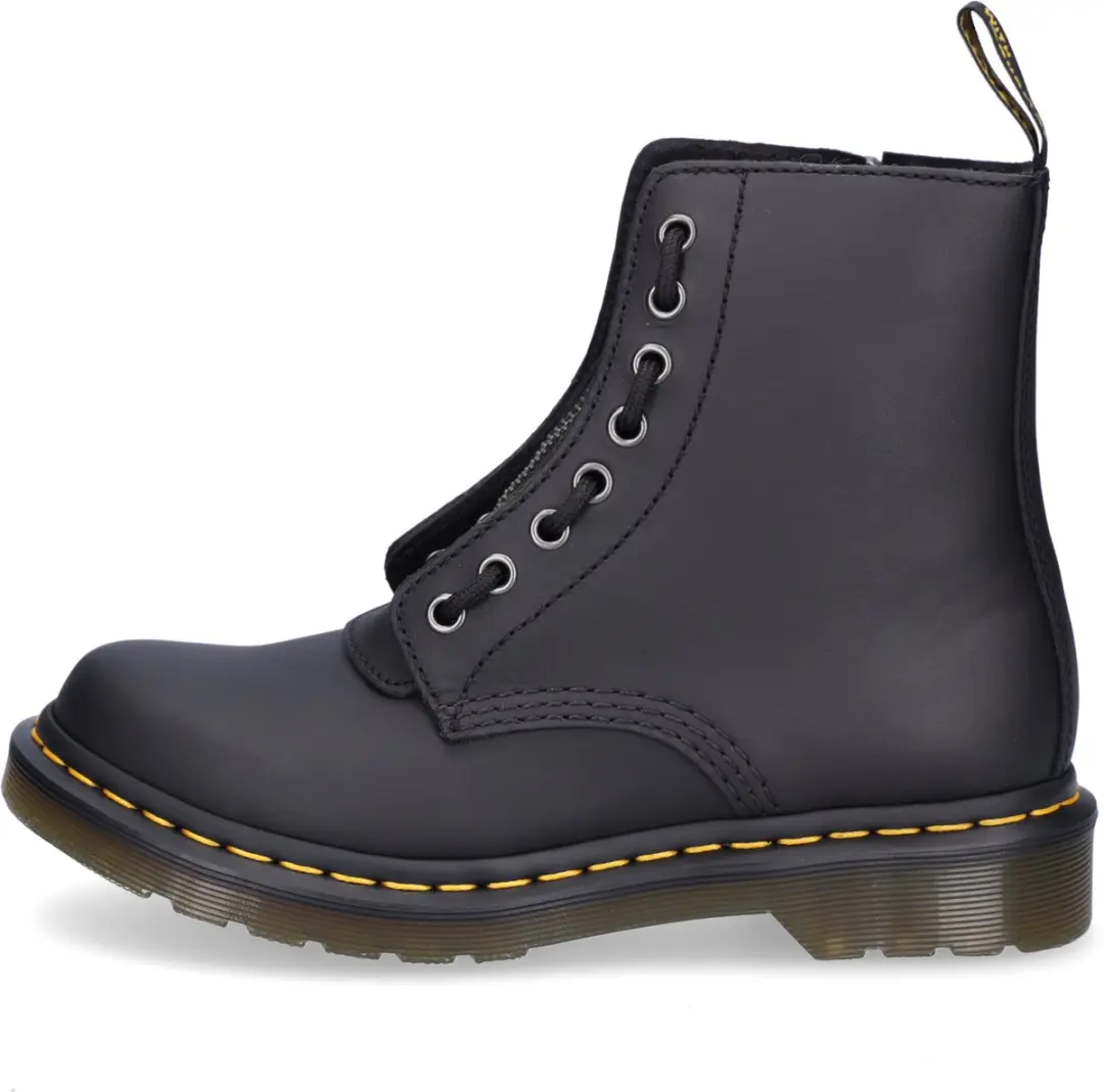 Dr. Martens 1460 Pascal Front Zip Veterboots - Zwart - afbeelding 3 van 6