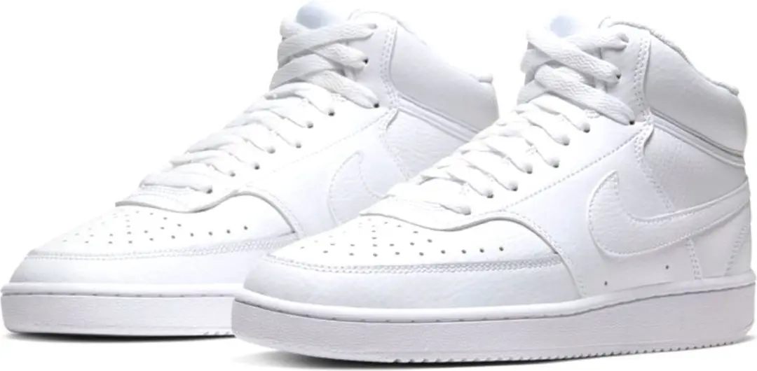 Nike Court Vision Mid Dames Sneakers - 36 - Wit - afbeelding 2 van 6
