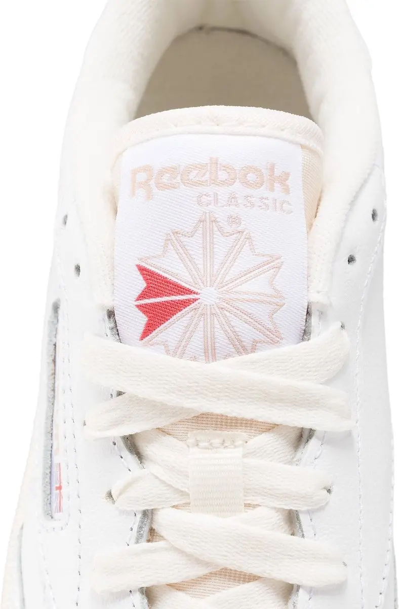 Reebok Club C 85 Sneakers Dames - 37 - Wit/Crème/Rood - afbeelding 3 van 6