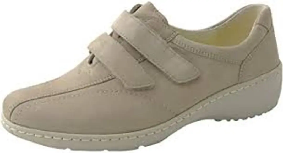 Waldläufer Dames Klittenbandschoen 607302-191-094 Beige
