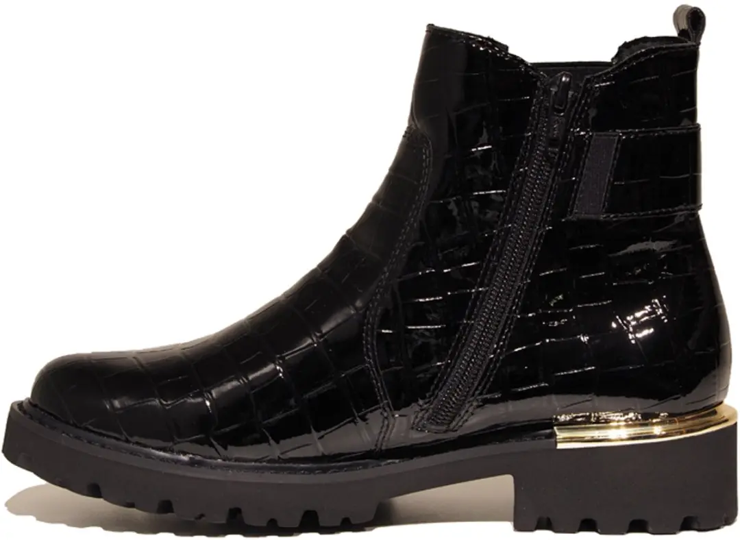 Remonte Veterboots D8683 - Zwart - Maat 39