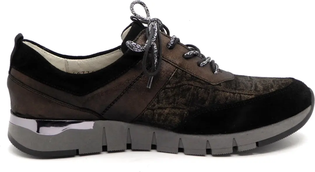 Waldläufer Dames Sneaker - Zwart/Combi - Wijdte H - afbeelding 4 van 4