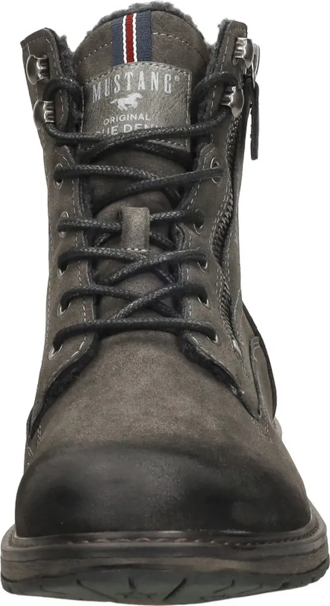 Mustang Veterschoenen Hoog - Donkergrijs - Maat 45 - afbeelding 6 van 6