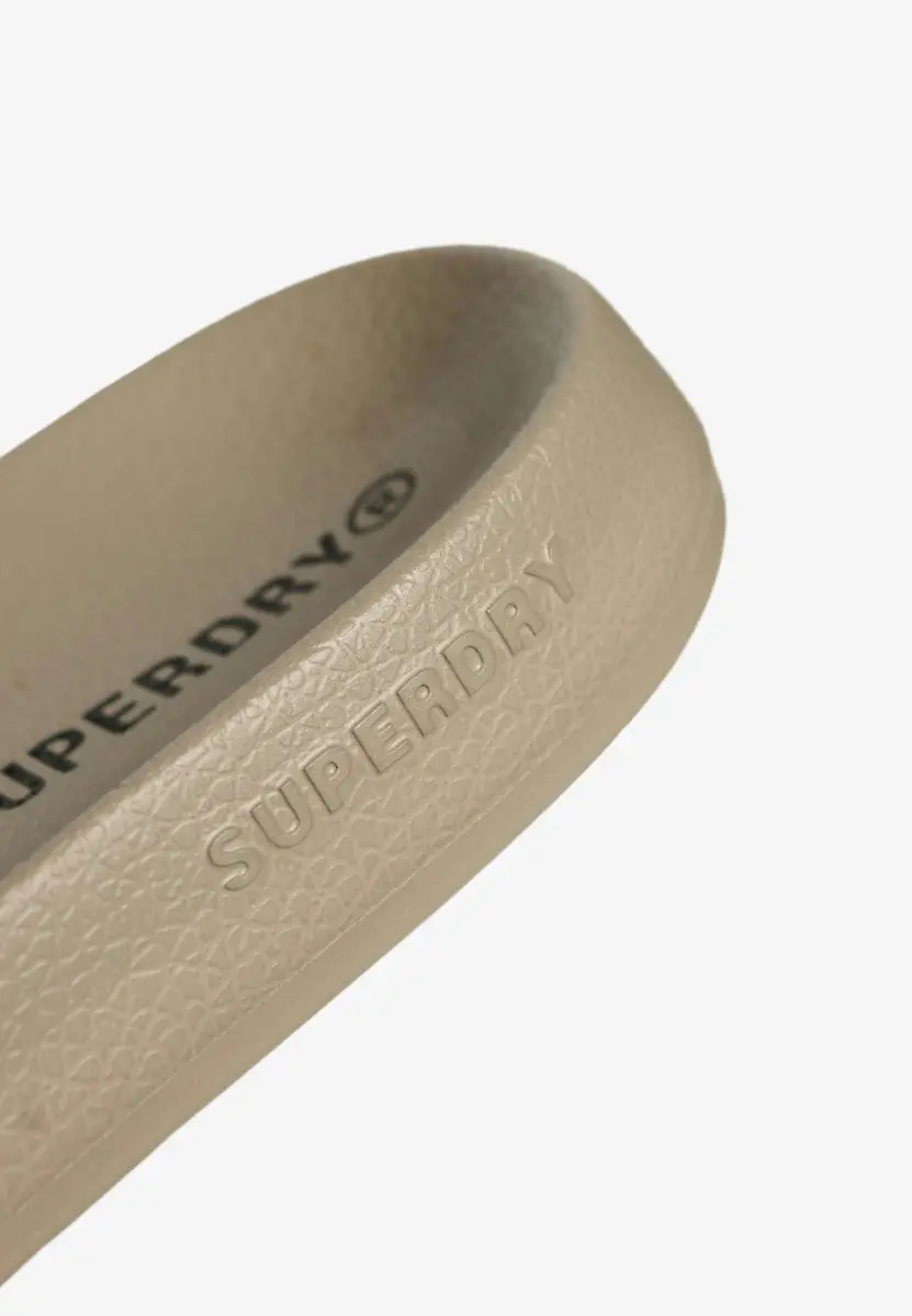 Superdry City Luxe Badslippers Dames - 40/41 - Deep Beige - afbeelding 2 van 6