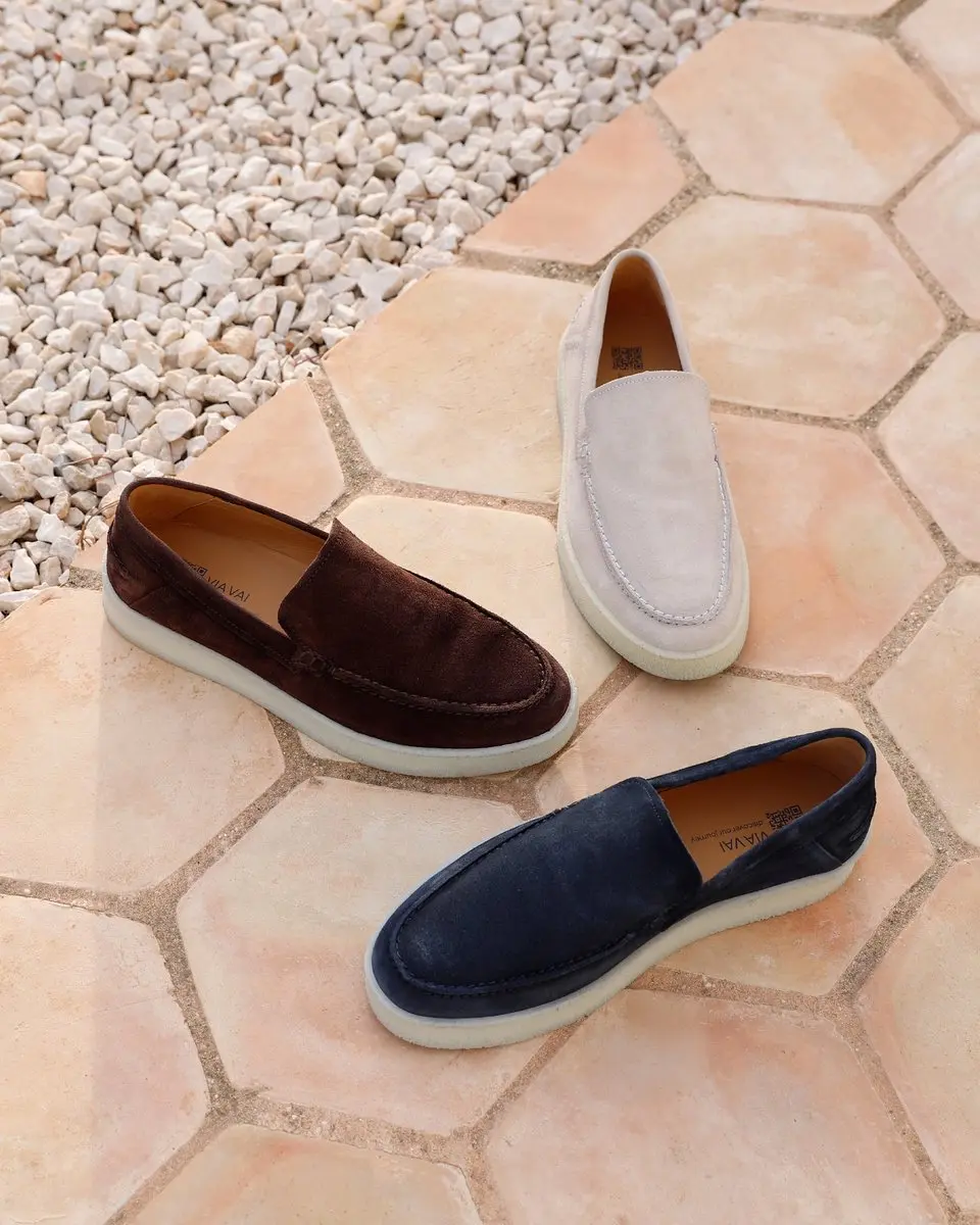VIA VAI Zane Tyler Loafers Heren - Cognac - Maat 45