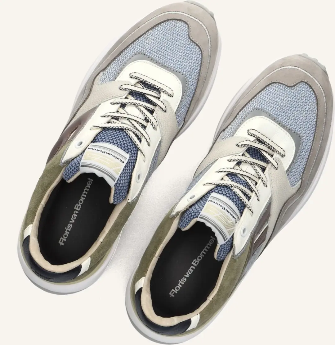 Floris van Bommel Noppi Sneakers SFM-10139 - Grijs - Maat 44 - afbeelding 4 van 6