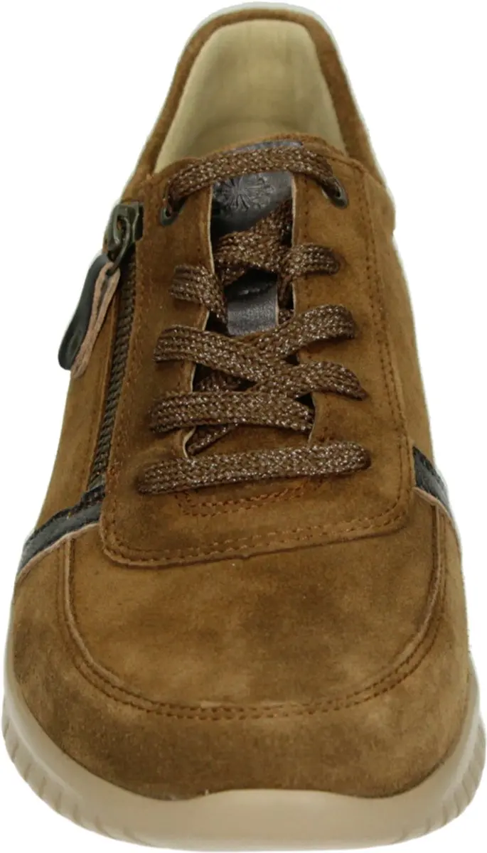Hartjes Wave Shoe G+ Dames Veterschoenen - Cognac 39 - afbeelding 6 van 6