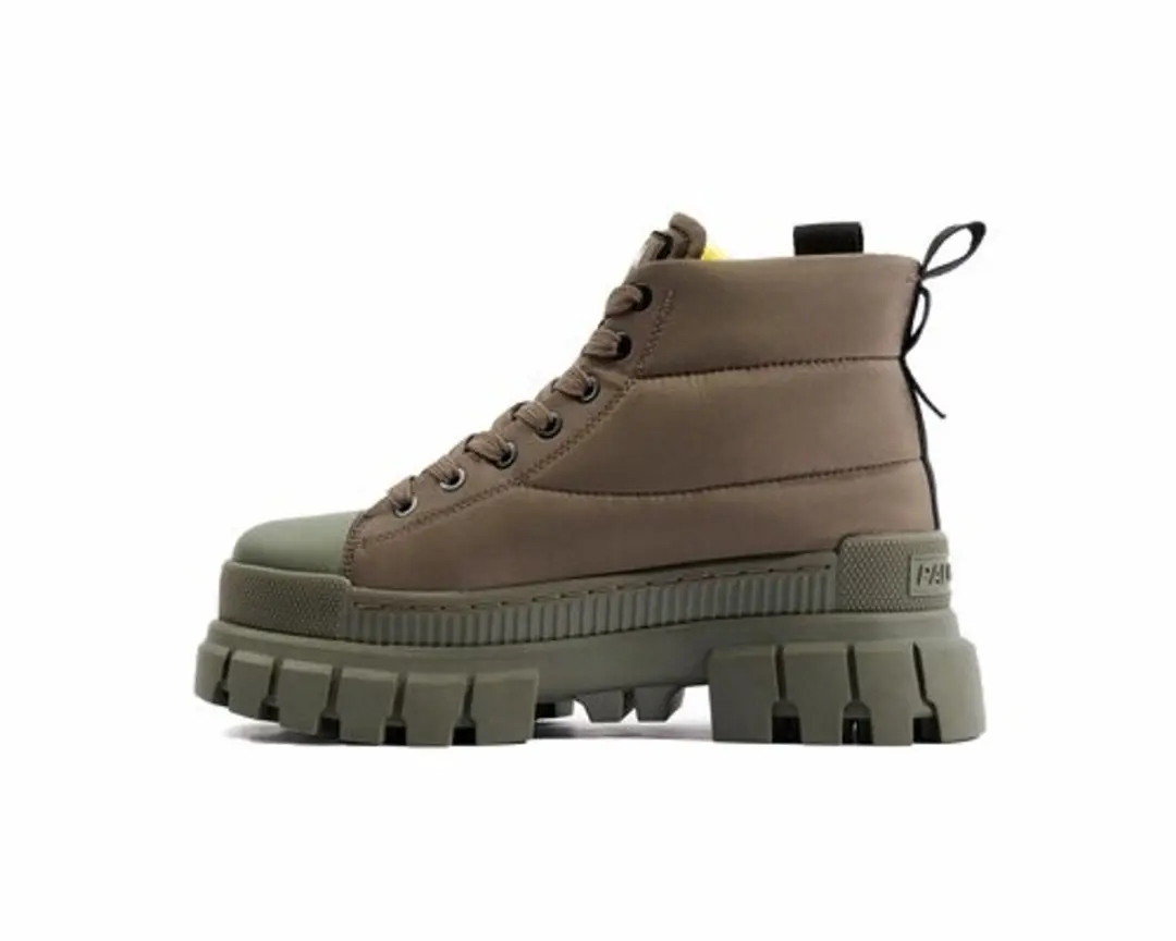 Palladium Revolt Boot Overcush Dameslaarzen - 38 - Olijf nacht-m