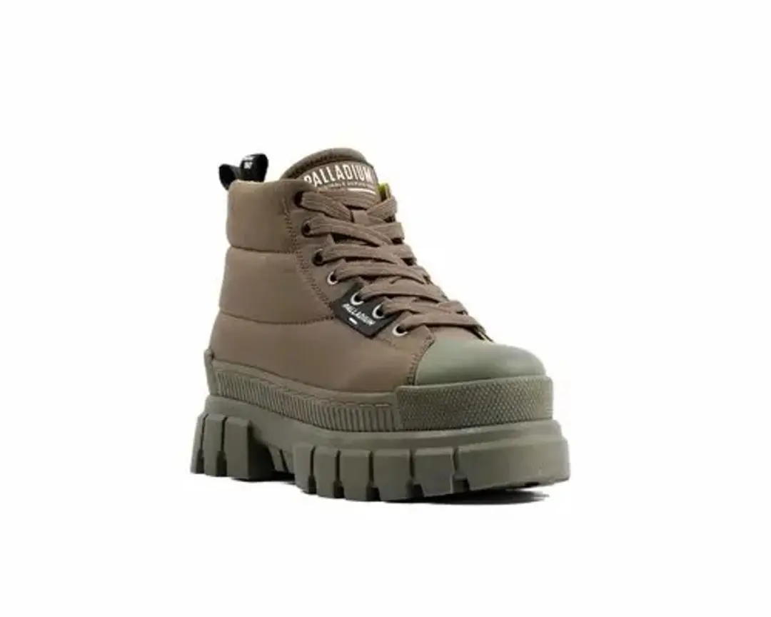 Palladium Revolt Boot Overcush Dameslaarzen - 38 - Olijf nacht-m