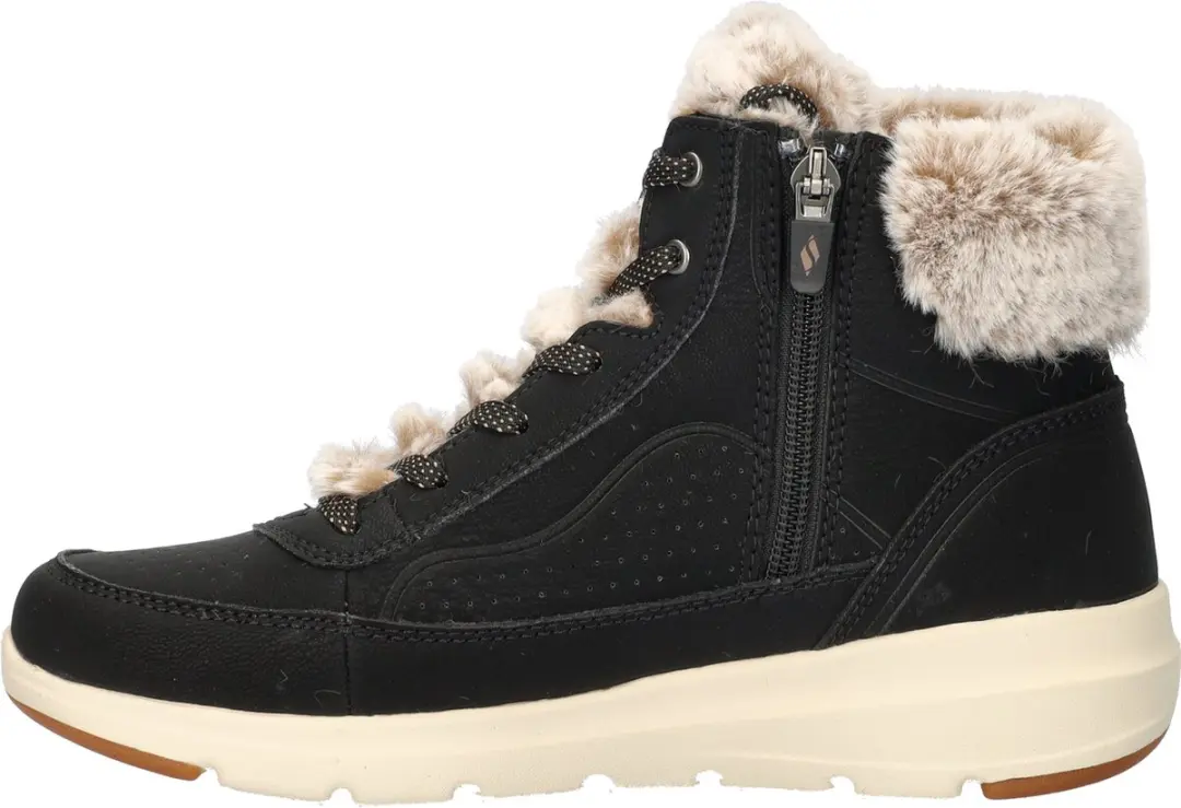 Skechers Glacial Ultra Go Dames Veterboot 38 - Zwart