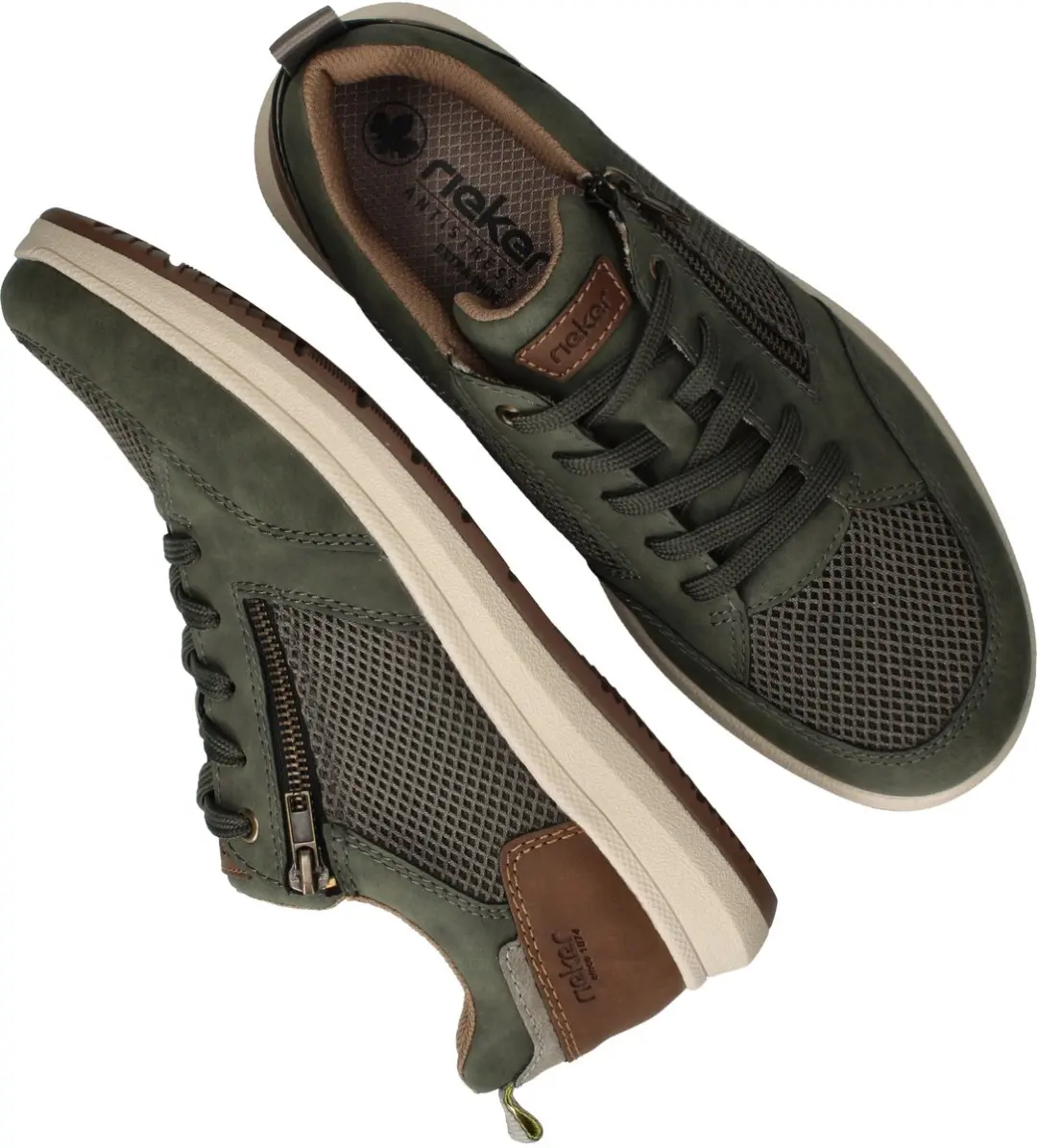 Rieker 301218 Sneakers - Groen - Maat 43 - afbeelding 6 van 6
