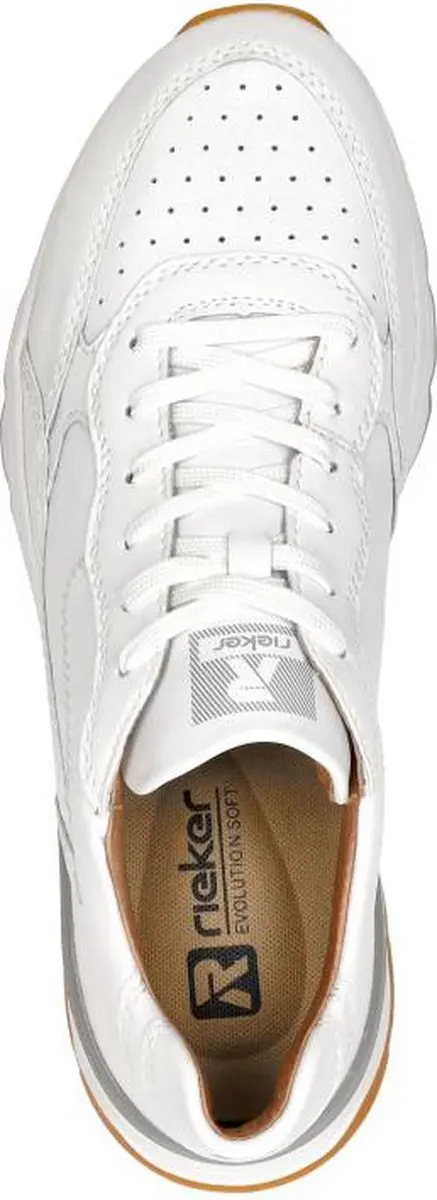 Rieker Sneakers Wit Leer - Maat 40 - afbeelding 5 van 6