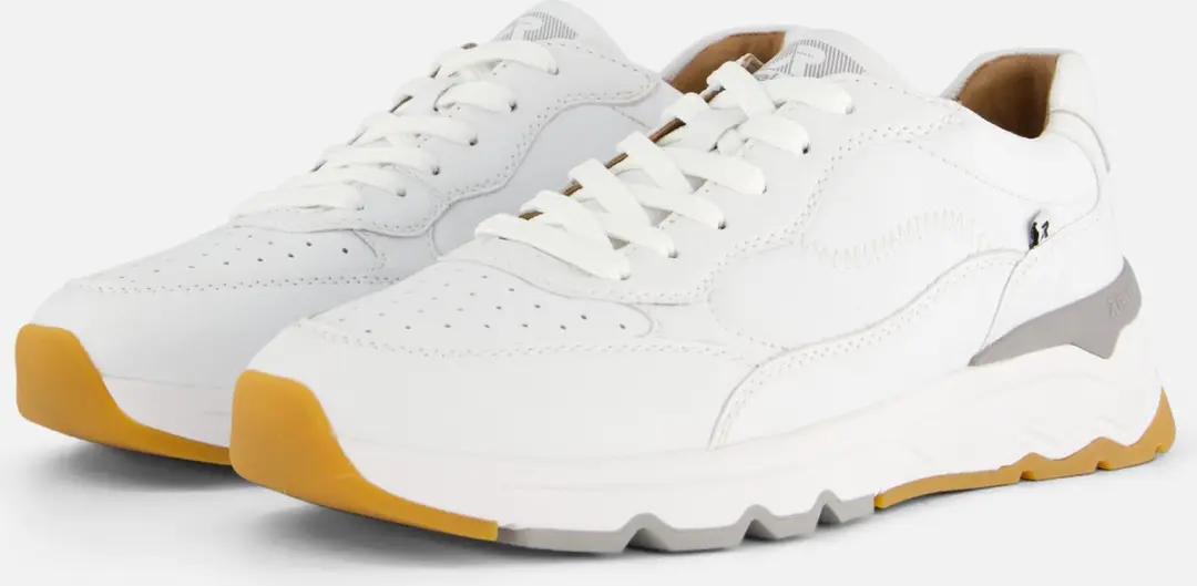 Rieker Sneakers Wit Leer