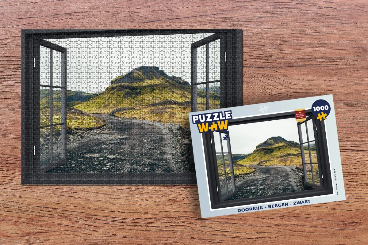 PuzzleWow Berg Legpuzzel 1000 Stuks - Multicolor
