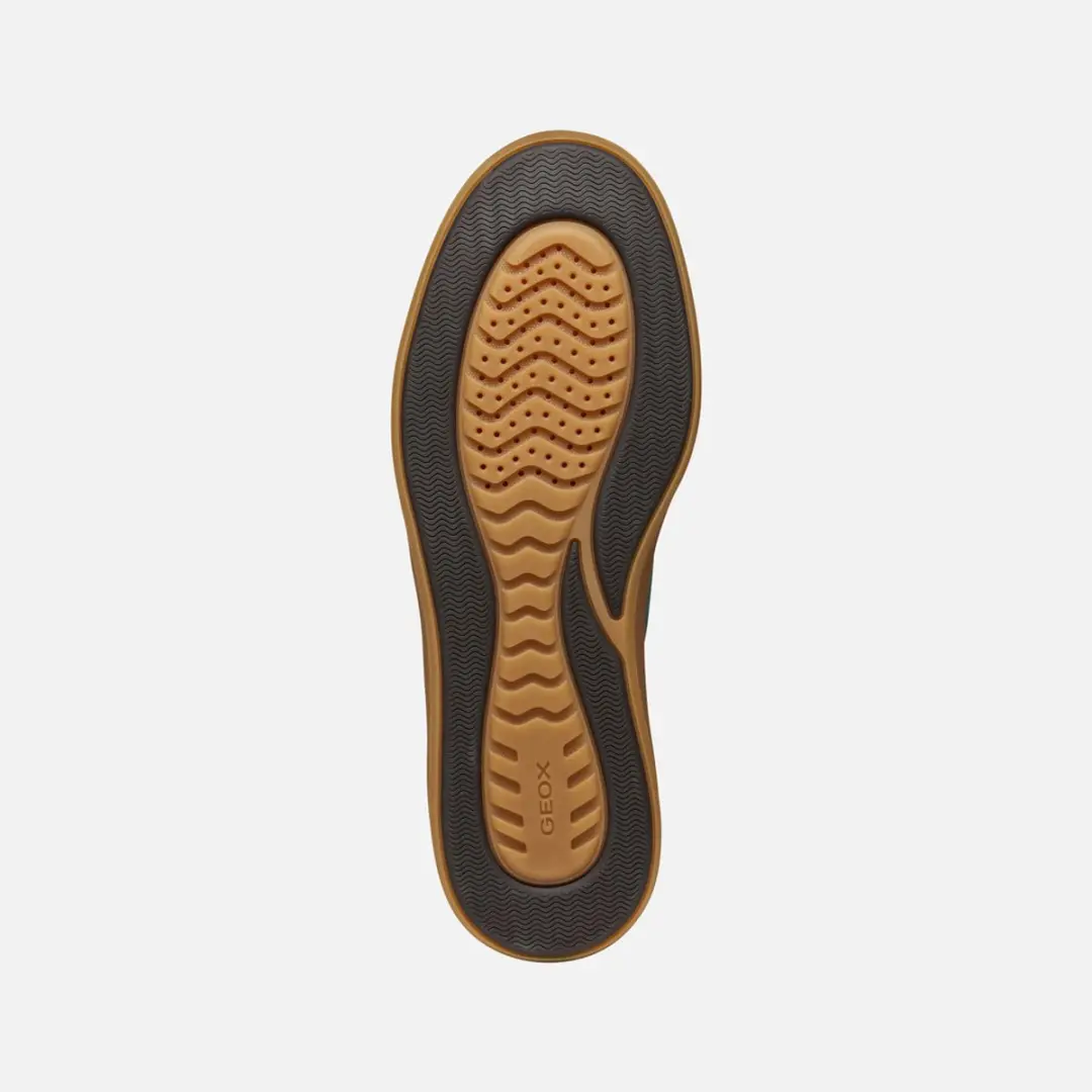 Geox Baltmoore Heren Sneakers - Maat 43 - Wit/ Groen - afbeelding 5 van 6