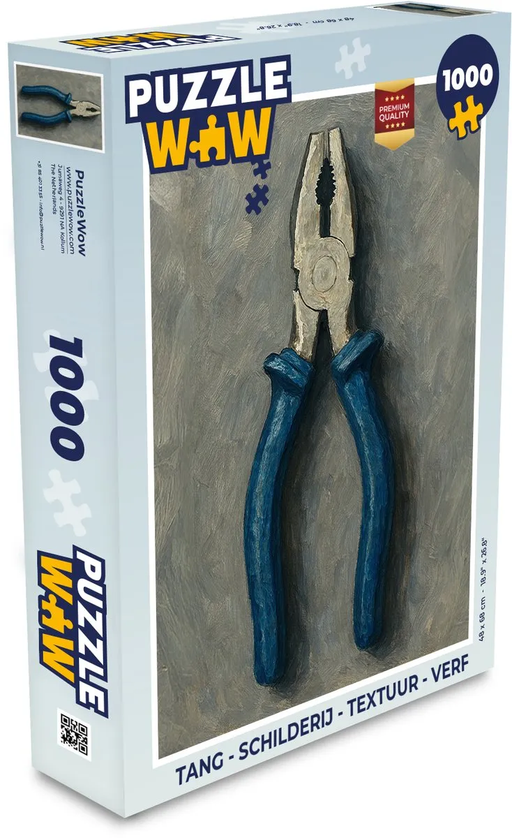 PuzzleWow Tang Legpuzzel 1000 Stuks - MPN 8721375314159