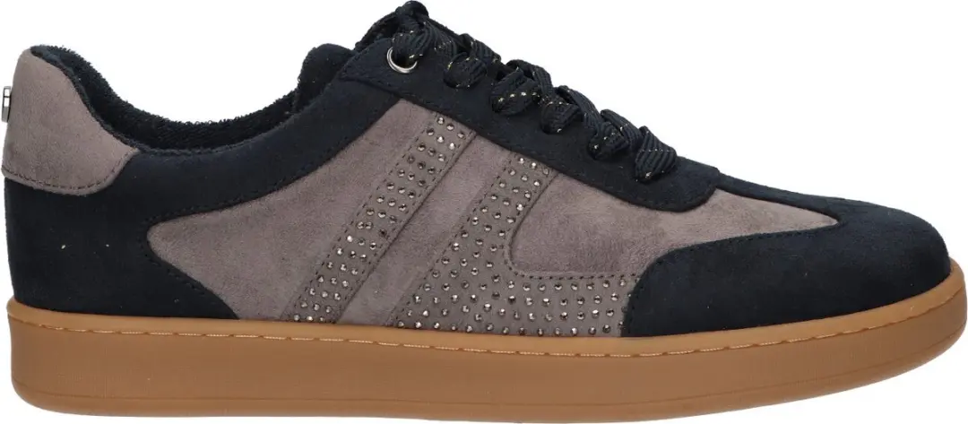La Strada Sneaker Grijs Blauw Textiel